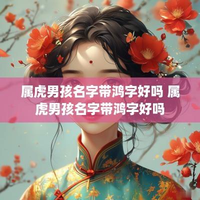 属虎男孩名字带鸿字好吗 属虎男孩名字带鸿字好吗