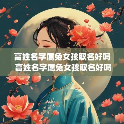 高姓名字属兔女孩取名好吗 高姓名字属兔女孩取名好吗