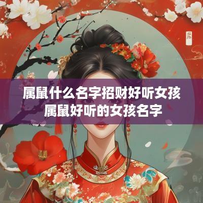 属鼠什么名字招财好听女孩 属鼠好听的女孩名字