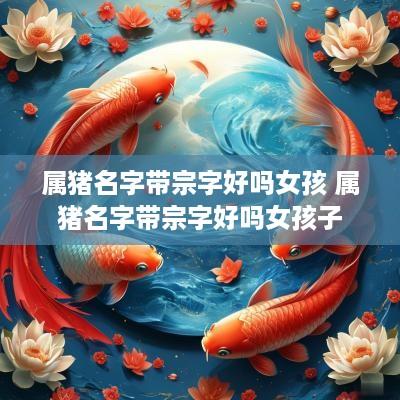 属猪名字带宗字好吗女孩 属猪名字带宗字好吗女孩子