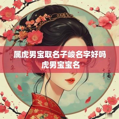 属虎男宝取名子峻名字好吗 虎男宝宝名