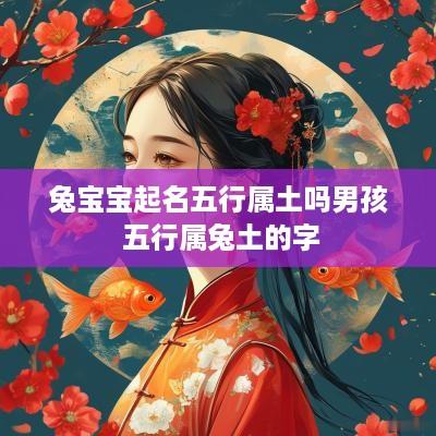 兔宝宝起名五行属土吗男孩 五行属兔土的字