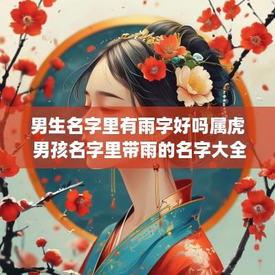 男生名字里有雨字好吗属虎 男孩名字里带雨的名字大全