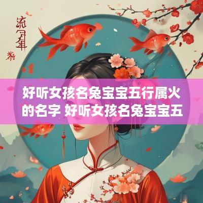 好听女孩名兔宝宝五行属火的名字 好听女孩名兔宝宝五行属火的名字有哪些