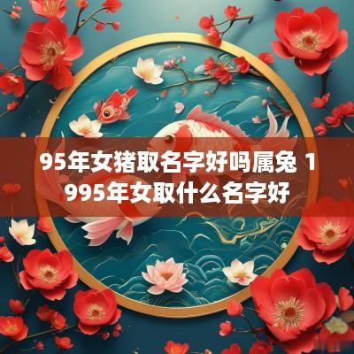 95年女猪取名字好吗属兔 1995年女取什么名字好