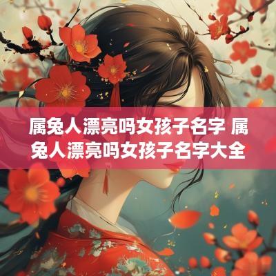 属兔人漂亮吗女孩子名字 属兔人漂亮吗女孩子名字大全