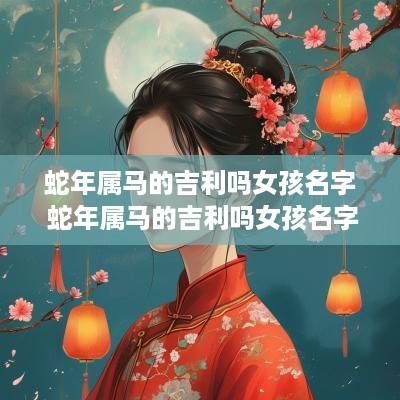蛇年属马的吉利吗女孩名字 蛇年属马的吉利吗女孩名字怎么取