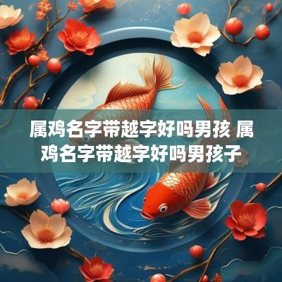 属鸡名字带越字好吗男孩 属鸡名字带越字好吗男孩子