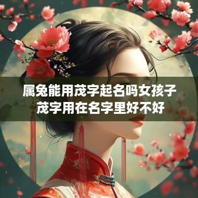 属兔能用茂字起名吗女孩子 茂字用在名字里好不好
