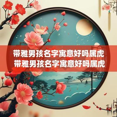 带雅男孩名字寓意好吗属虎 带雅男孩名字寓意好吗属虎的