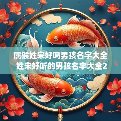 属猴姓宋好吗男孩名字大全 姓宋好听的男孩名字大全201