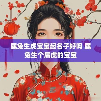 属兔生虎宝宝起名子好吗 属兔生个属虎的宝宝