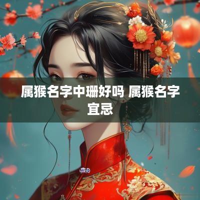 属猴名字中珊好吗 属猴名字宜忌