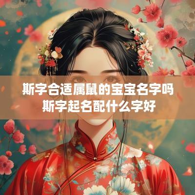 斯字合适属鼠的宝宝名字吗 斯字起名配什么字好
