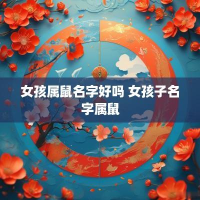 女孩属鼠名字好吗 女孩子名字属鼠