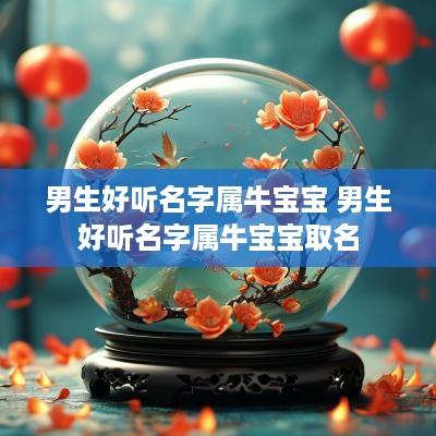 男生好听名字属牛宝宝 男生好听名字属牛宝宝取名