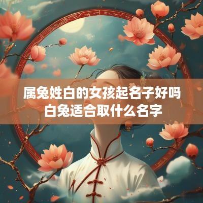 属兔姓白的女孩起名子好吗 白兔适合取什么名字