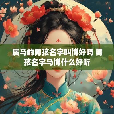 属马的男孩名字叫博好吗 男孩名字马博什么好听