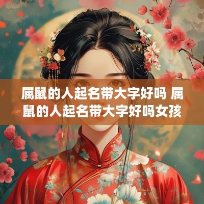 属鼠的人起名带大字好吗 属鼠的人起名带大字好吗女孩