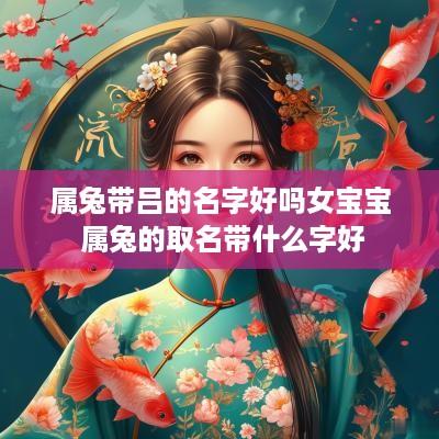 属兔带吕的名字好吗女宝宝 属兔的取名带什么字好