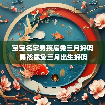 宝宝名字男孩属兔三月好吗 男孩属兔三月出生好吗