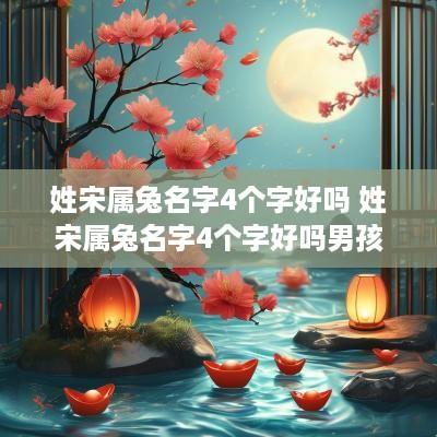姓宋属兔名字4个字好吗 姓宋属兔名字4个字好吗男孩