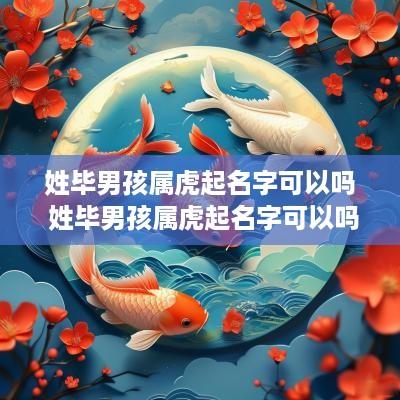 姓毕男孩属虎起名字可以吗 姓毕男孩属虎起名字可以吗