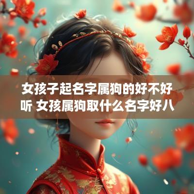 女孩子起名字属狗的好不好听 女孩属狗取什么名字好八字