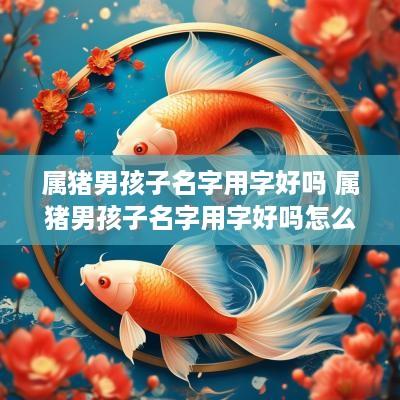 属猪男孩子名字用字好吗 属猪男孩子名字用字好吗怎么取