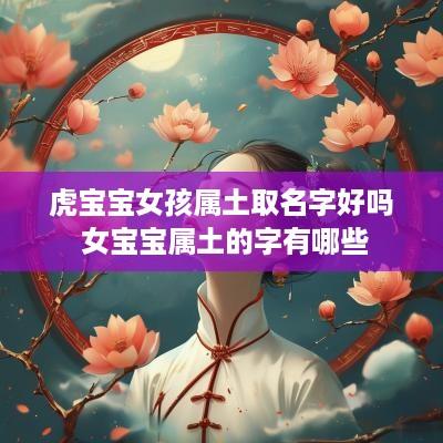 虎宝宝女孩属土取名字好吗 女宝宝属土的字有哪些