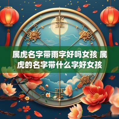 属虎名字带雨字好吗女孩 属虎的名字带什么字好女孩