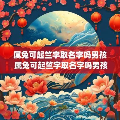 属兔可起竺字取名字吗男孩 属兔可起竺字取名字吗男孩子