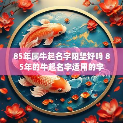 85年属牛起名字阳坚好吗 85年的牛起名字适用的字