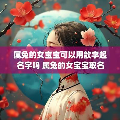 属兔的女宝宝可以用歆字起名字吗 属兔的女宝宝取名