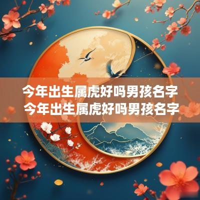 今年出生属虎好吗男孩名字 今年出生属虎好吗男孩名字怎么取