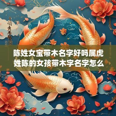 陈姓女宝带木名字好吗属虎 姓陈的女孩带木字名字怎么取