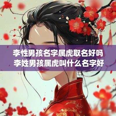 李性男孩名字属虎取名好吗 李姓男孩属虎叫什么名字好