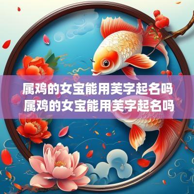 属鸡的女宝能用芙字起名吗 属鸡的女宝能用芙字起名吗好吗