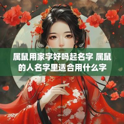 属鼠用家字好吗起名字 属鼠的人名字里适合用什么字