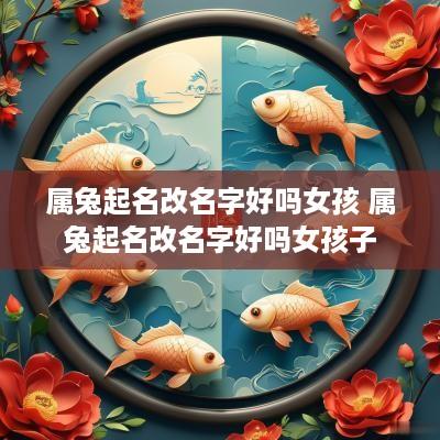 属兔起名改名字好吗女孩 属兔起名改名字好吗女孩子
