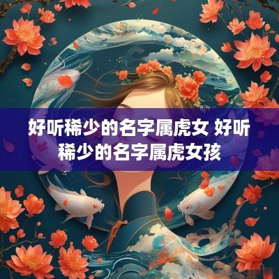 好听稀少的名字属虎女 好听稀少的名字属虎女孩