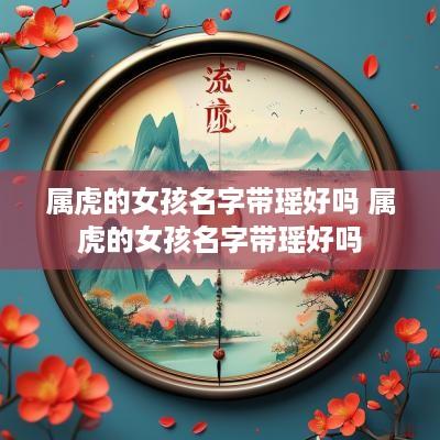 属虎的女孩名字带瑶好吗 属虎的女孩名字带瑶好吗