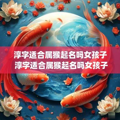 淳字适合属猴起名吗女孩子 淳字适合属猴起名吗女孩子名字