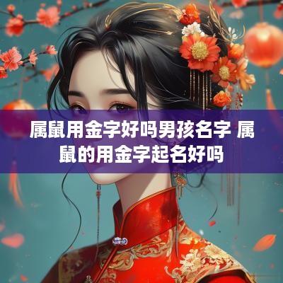 属鼠用金字好吗男孩名字 属鼠的用金字起名好吗