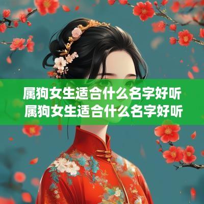 属狗女生适合什么名字好听 属狗女生适合什么名字好听