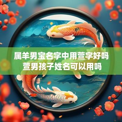 属羊男宝名字中用萱字好吗 萱男孩子姓名可以用吗