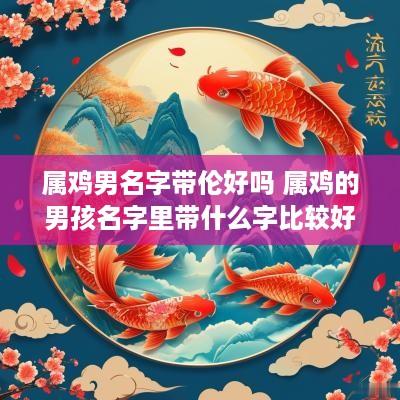 属鸡男名字带伦好吗 属鸡的男孩名字里带什么字比较好
