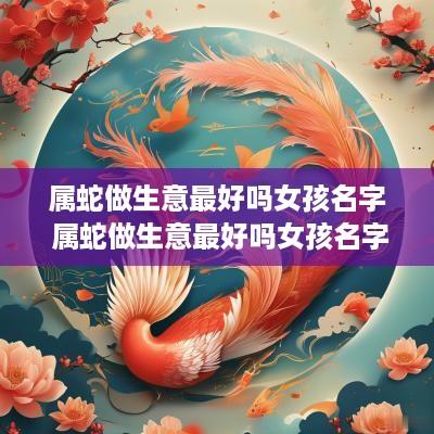 属蛇做生意最好吗女孩名字 属蛇做生意最好吗女孩名字大全