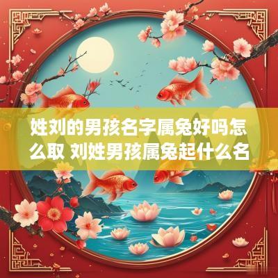 姓刘的男孩名字属兔好吗怎么取 刘姓男孩属兔起什么名字