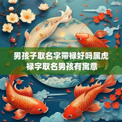 男孩子取名字带禄好吗属虎 禄字取名男孩有寓意